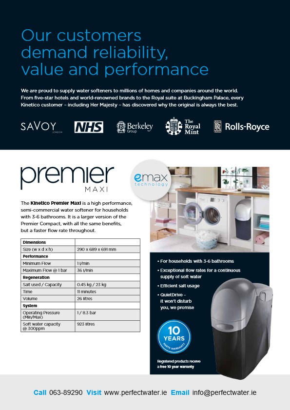 kinetico premier maxi water softener